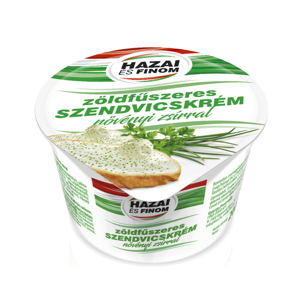 HAZAI ÉS FINOM 200gr Zöldfűszeres szendvicskrém