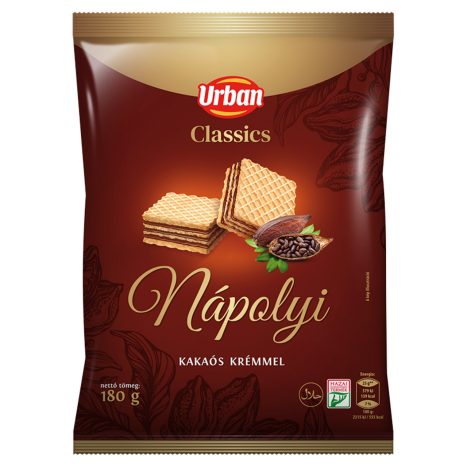 Urban Classics nápolyi kakaós krémmel 180 g