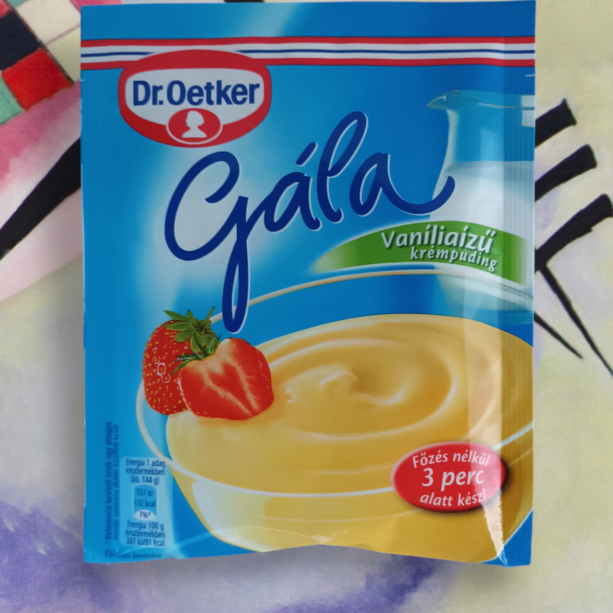 DR.Oetker 78g Gála vaníliaízű krémpuding