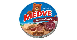 Medve téliszalámis kenhető, félzsíros ömlesztett sajt 8 x 17,5 g (140 g)