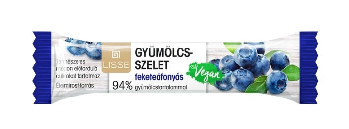 LISSÉ 30g Gyümölcs-szelet feketeáfonyás