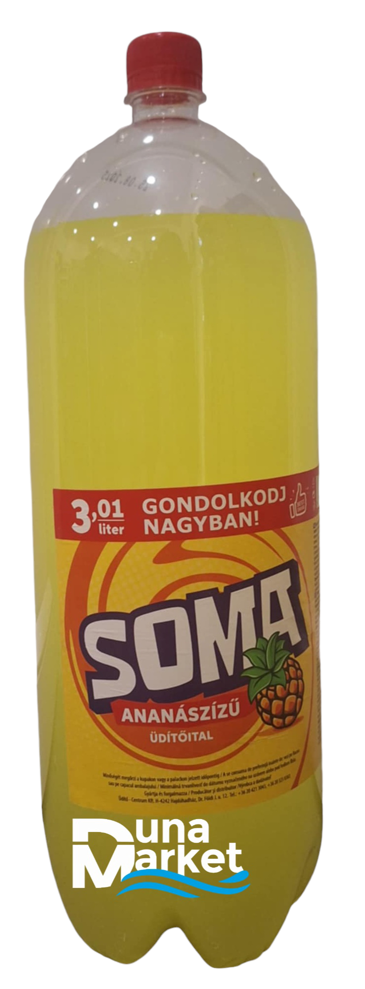 Soma 3,01L Ananász ízű szénsavas üdítőital 6db/#