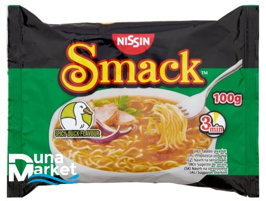 NISSIN Smack 100g Instant leves Fűszeres kacsa