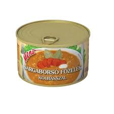 Sárgaborsó főzelék kolbásszal 400g (Menü)