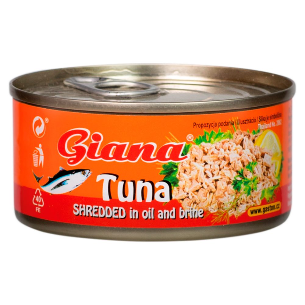 Giana aprított tonhal növényi olajban és sós lében 185 g