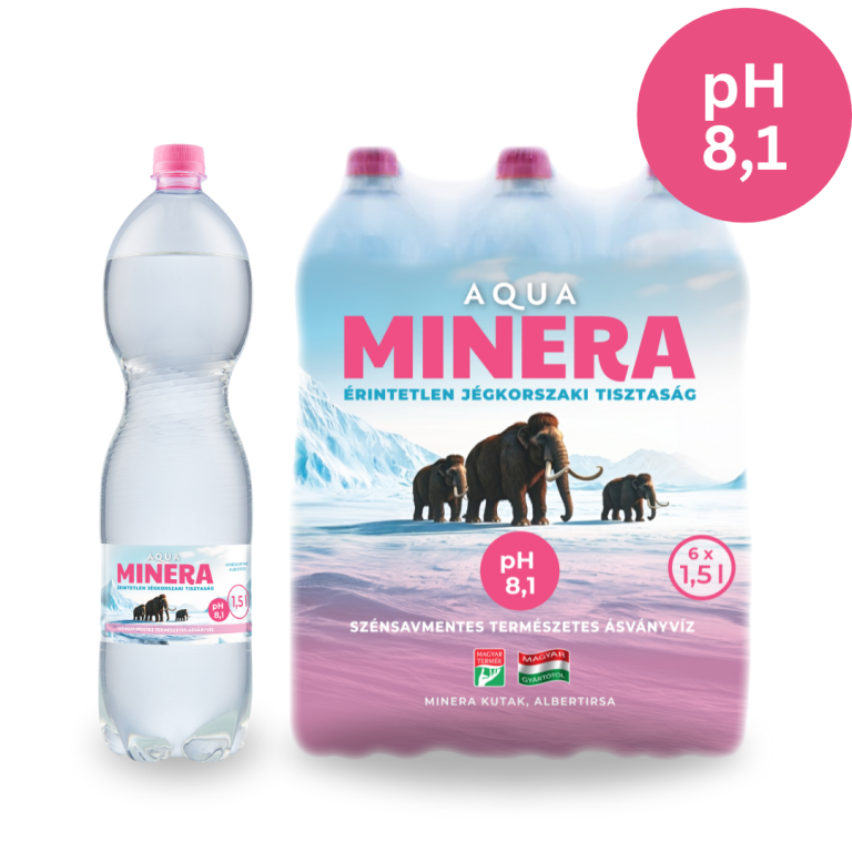 AQUA MINERA szénsavmentes ásványvíz (6x1,5 L)