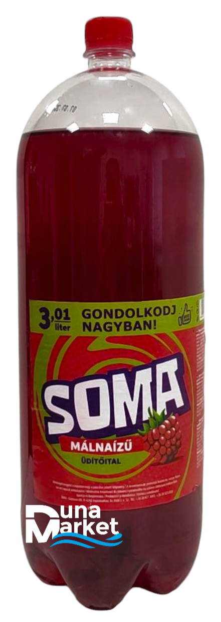 Soma 3,01L Málnaízű szénsavas üdítőital 6db/ #