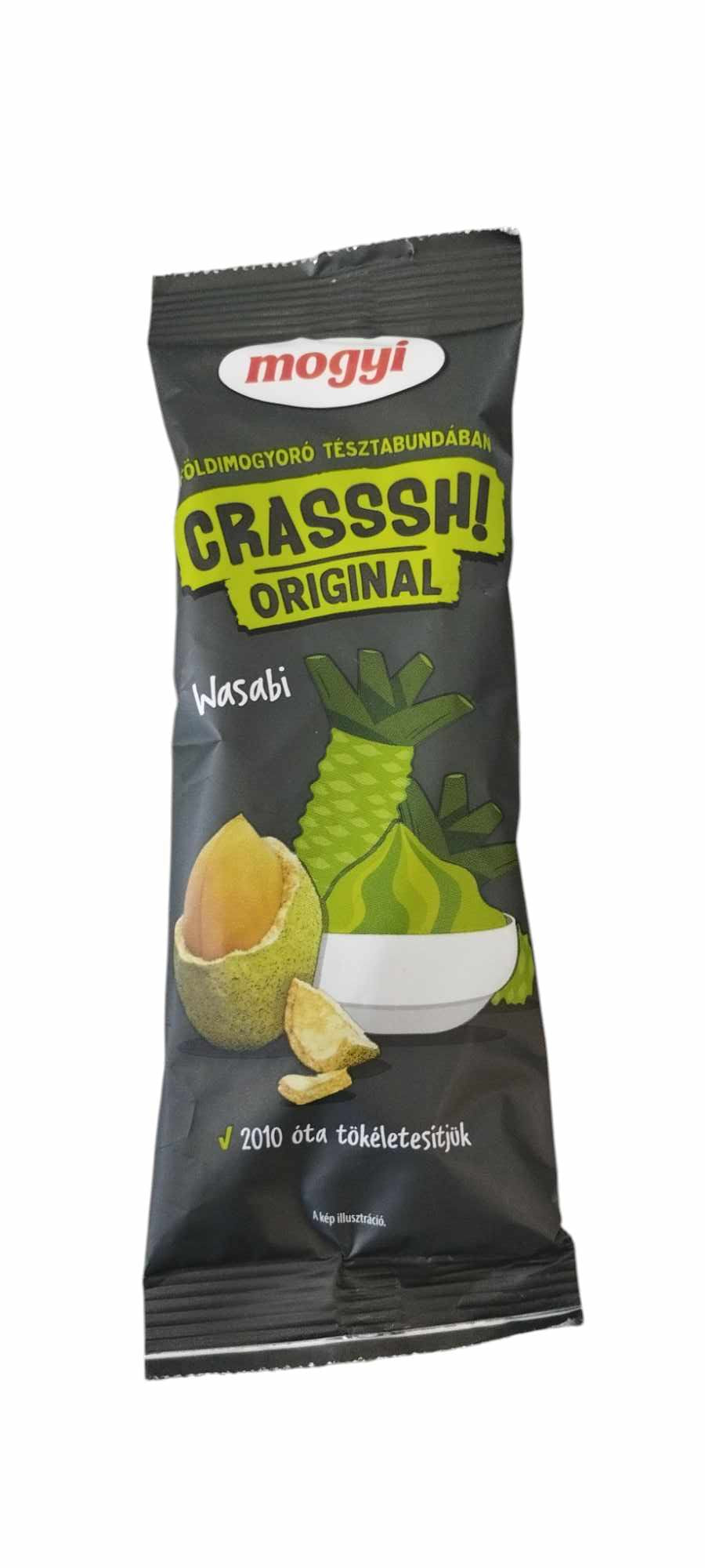 MOGYI CRASSSH! 60gr Original pörkölt földimogyoró wasabis tésztabundában