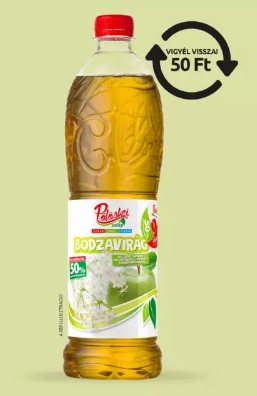 Pölöskei Bodzavirág ízű szörp 1L 50%