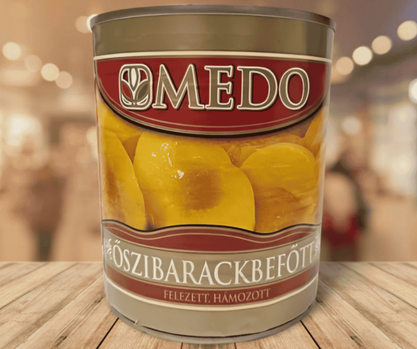 Medo felezett őszibarack befőtt 820 g