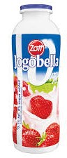 Zott Jogobella élőflórás, sovány, joghurtos ital édesítőszerekkel Málna  250 g