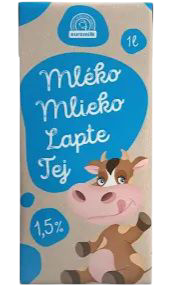 Mléko UHT tej 1.5%