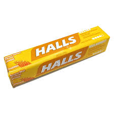 HALLS Méz-citrom cukorka 33,5 g