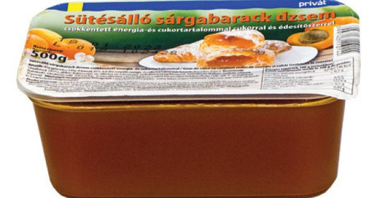 Privát sütésálló sárgabarack dzsem 500 g