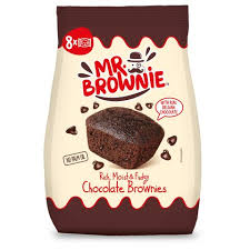 Mr. Brownie csokoládédarabos brownie 8 x 25 g (200 g)