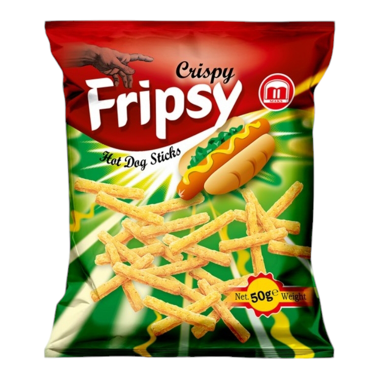 FRIPSY 50g Hot dog ízű sticks