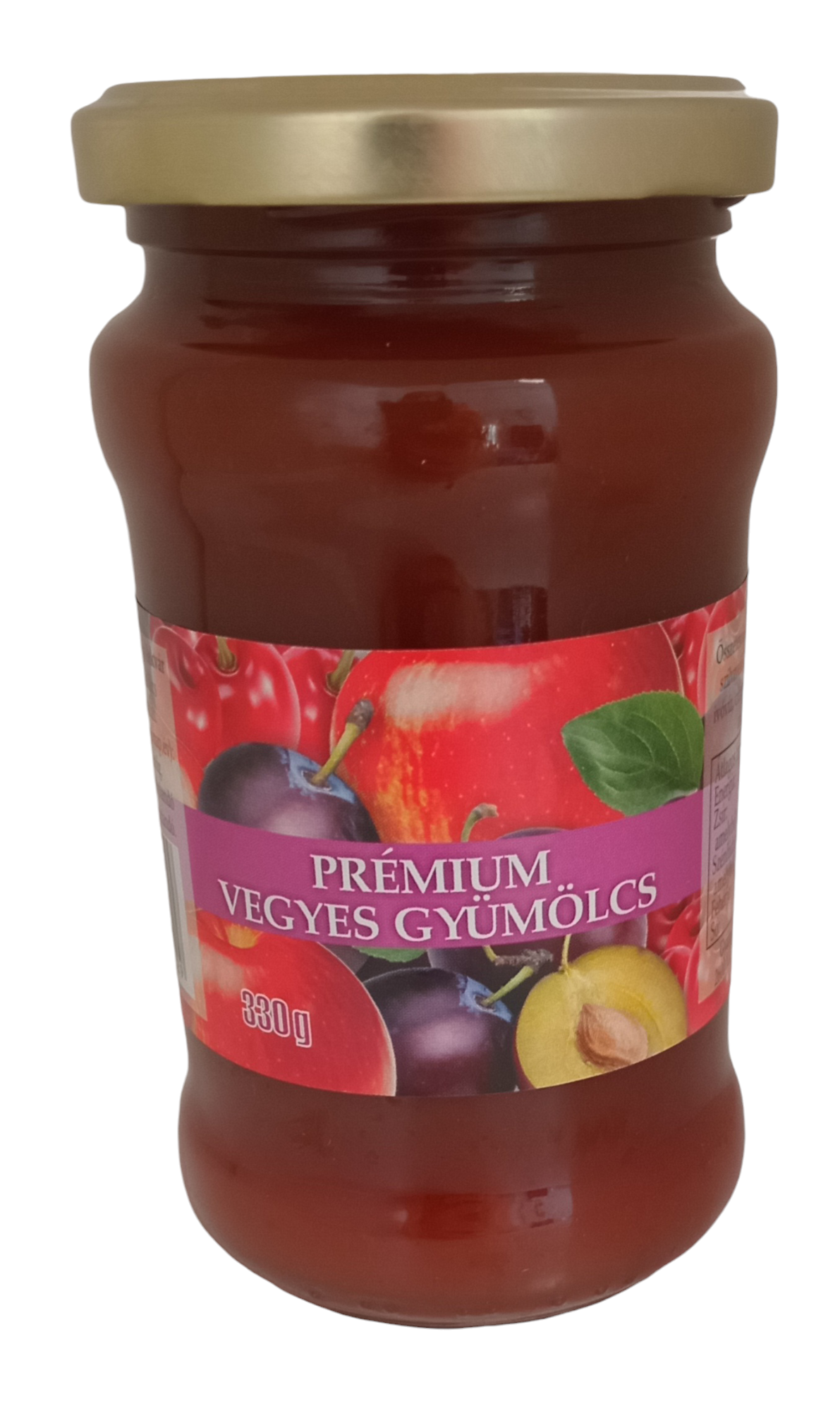 Prémium Vegyes gyümölcs lekvár 330g
