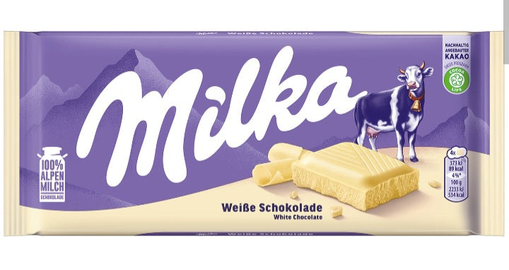 Milka 100g Weibe Schokolade