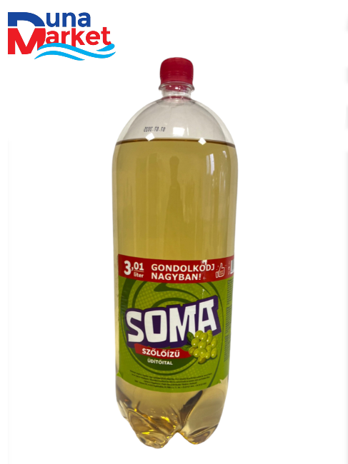 Soma 3,01L Szőlő ízű szénsavas üdítőital 6db/#
