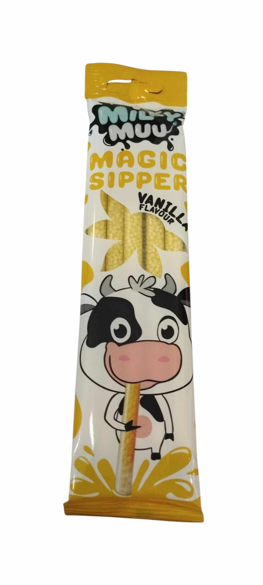 MILKY MUU 30gr Őrült tehén Szívószál  vanilia ízű