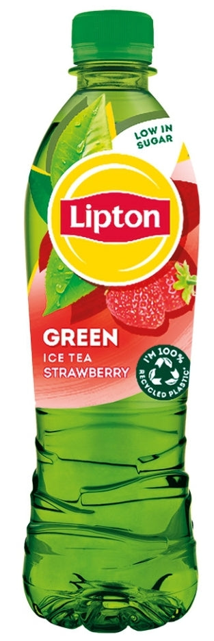 Lipton 0.5L Green Ice Tea Strawberry  12db / #
