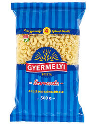 Gyermelyi szarvacska 4 tojásos száraztészta 500 g