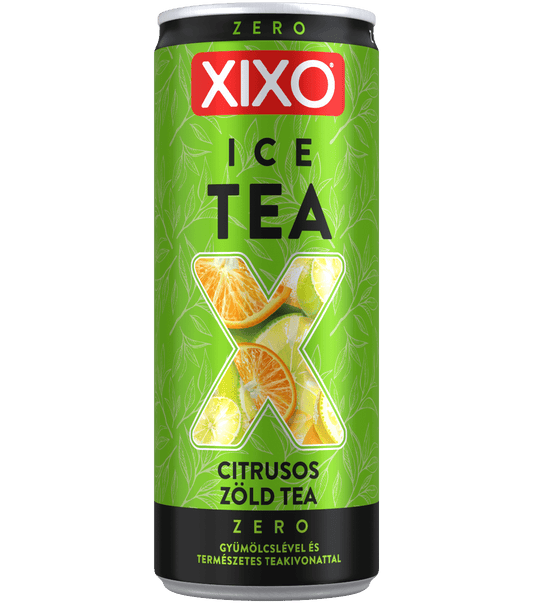 XIXO 250ml Zero ice tea citrusos zöld tea