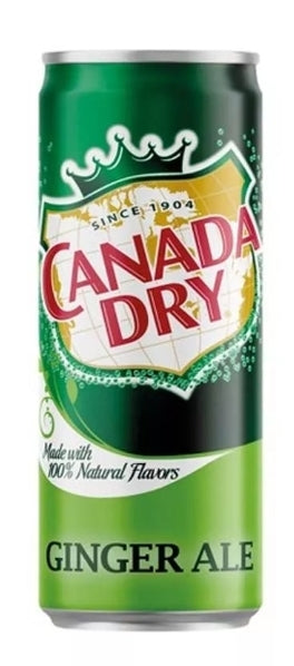 CANADA DRY 330ml Ginger Ale  24db / #