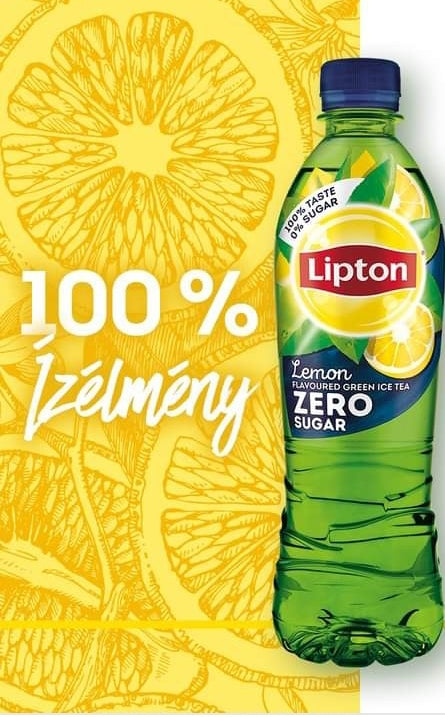 Lipton 0.5L Green Ice Tea Lemon ZERO  12db / #