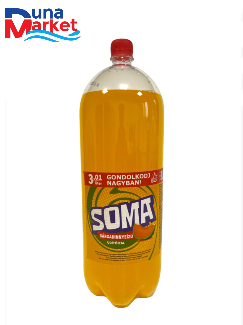 Soma 3,01L Sárgadinnye ízű szénsavas üdítőital 6db/#