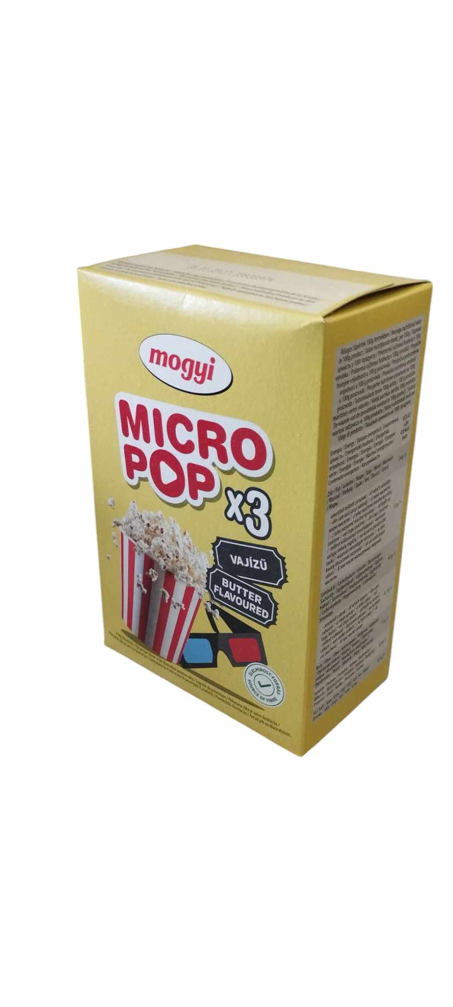 MOGYI 3X100gr  Micro Popcorn  vajas