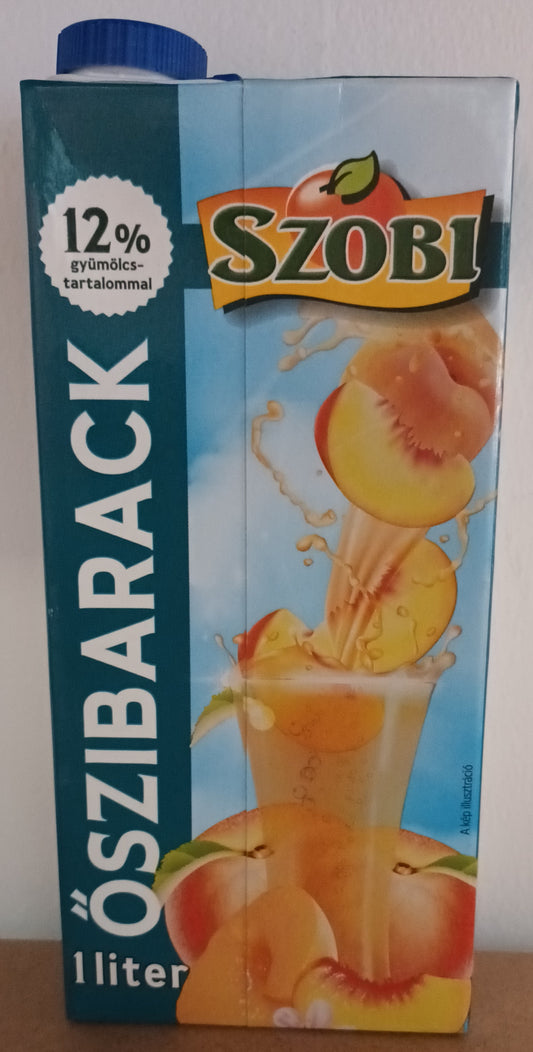 Szobi 1 L Őszibarack 12%