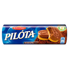Pilóta kakaós krémmel töltött omlós keksz 180 g