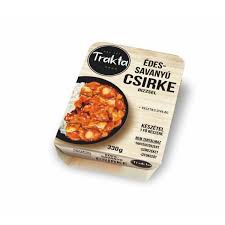 TRAKTA KÉSZÉTEL – ÉDES-SAVANYÚ CSIRKE RIZZSEL 330G