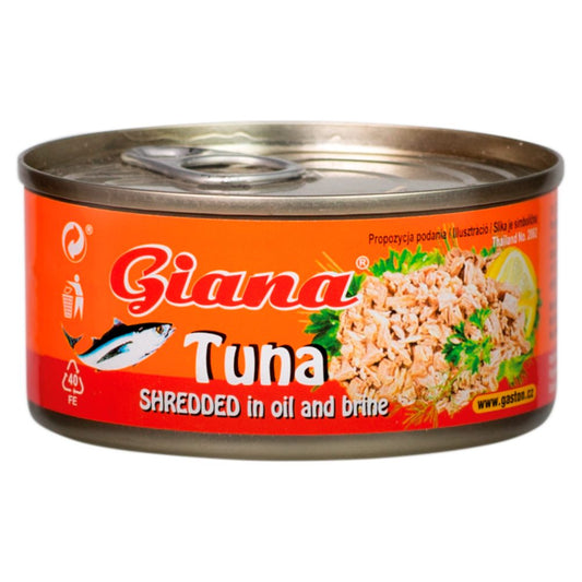 Giana aprított tonhal növényi olajban és sós lében 185 g
