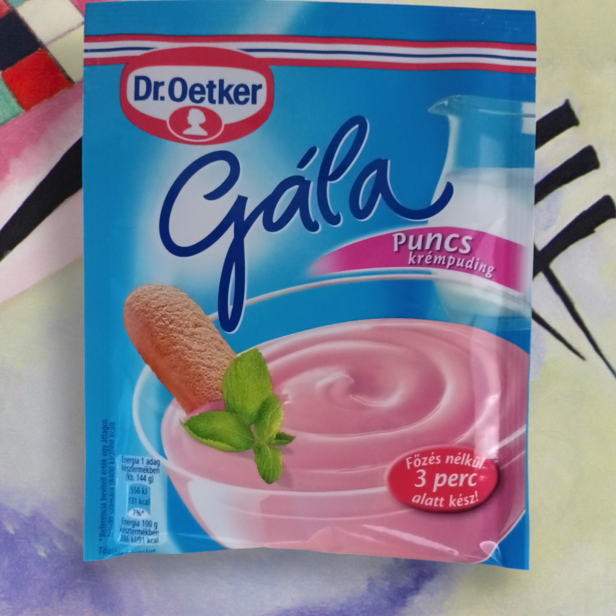 DR.Oetker 78g Gála puncs krémpuding