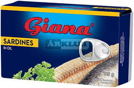 Giana szardínia növényi olajban 125g