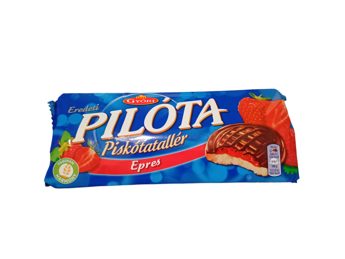 Pilóta Piskótatallér 147g Epres