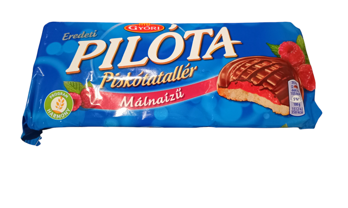 Pilóta Piskótatallér 147g Málnaízű