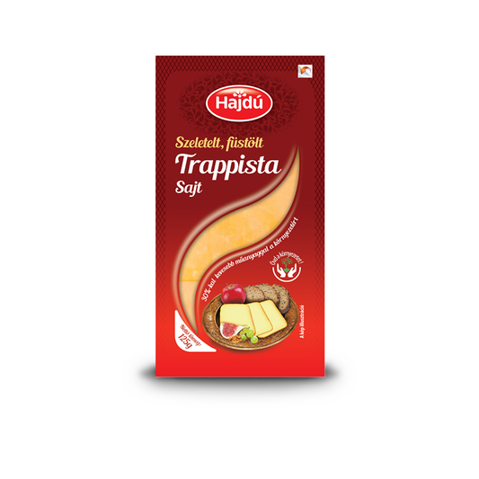HAJDÚ 125gr Trappista sajt szeletelt
