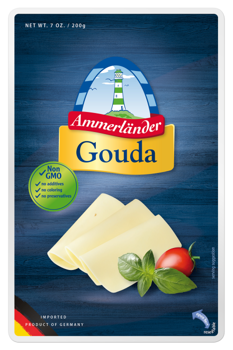 AMMERLANDER 125gr Gouda sajt szeletelt