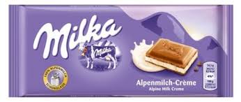 Milka Táblás Csokoládé Alpenmilch Creme 100 gr.
