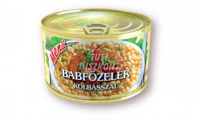 Menü babfőzelék kolbásszal 400gr
