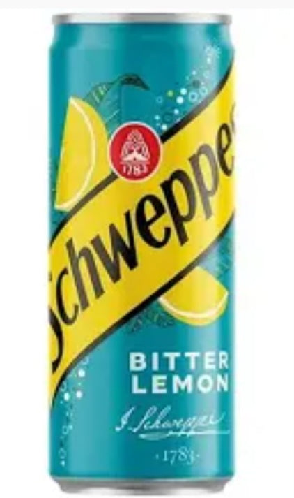 Schweppes 330ml Bitter lemon  24db / #