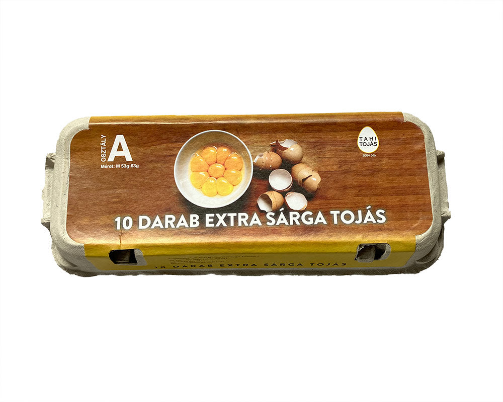 Extra sárga dobozos tojás (M)