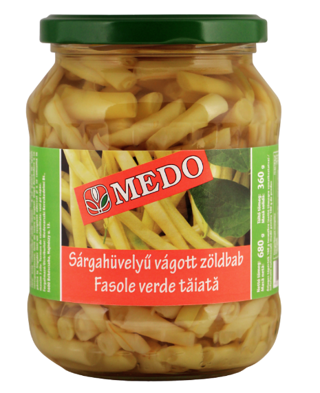 MEDO 660g Sárgahüvelyű vágott zöldbab