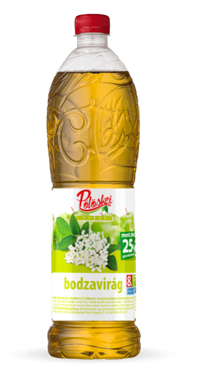 Pölöskei Bodza ízű 25 % szirup(szörp) 1L