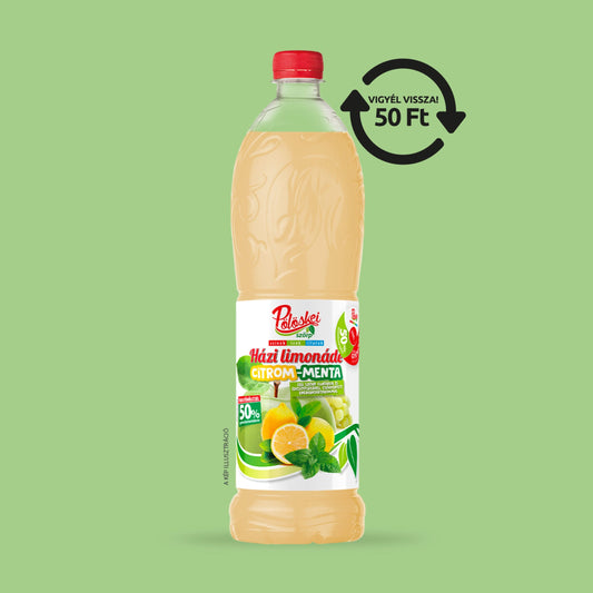 Pölöskei  Citrom-Menta ízű szörp 1L 50%