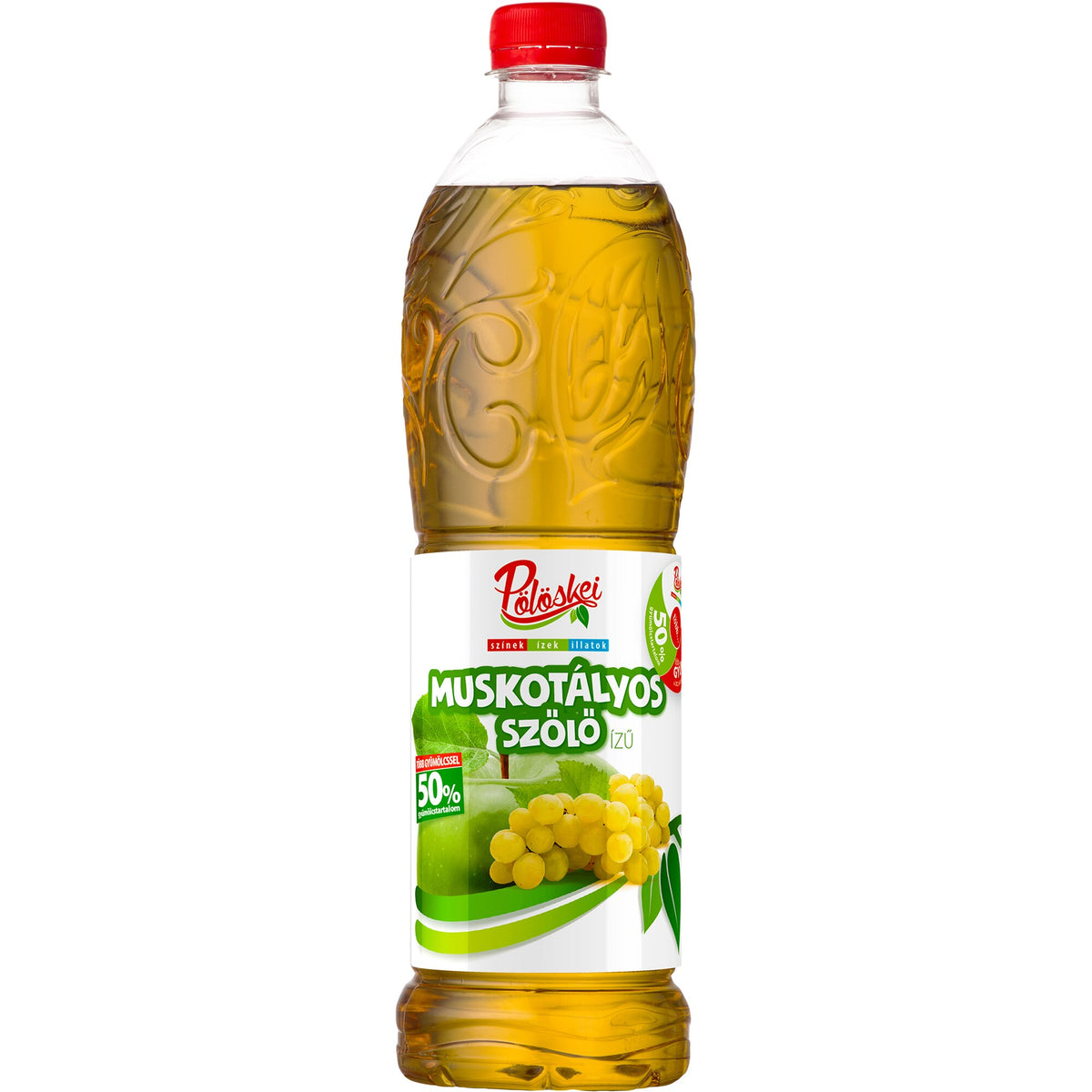 Pölöskei muskotályos szőlő  ízű szörp 1L 50%