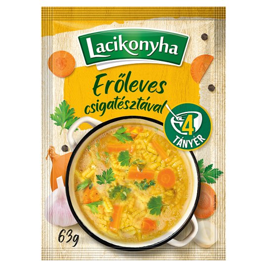 Lacikonyha Erőleves csigatésztával 63g /4 tányér/